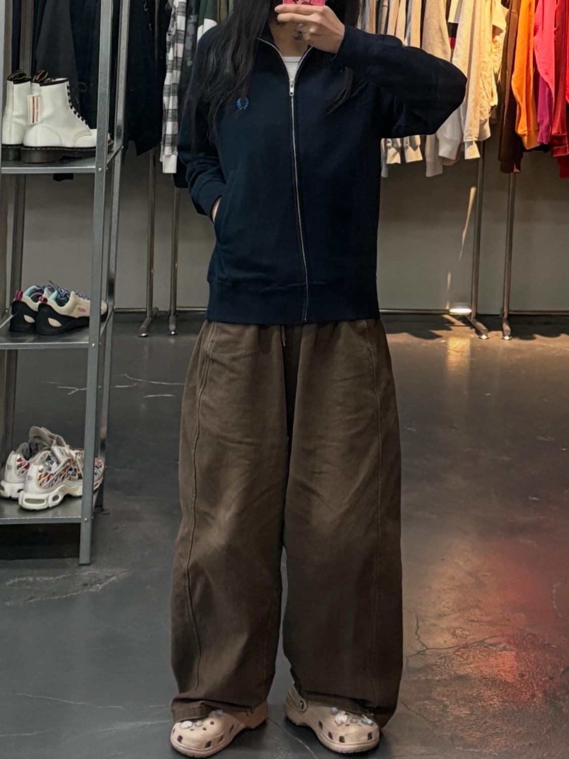 프레드페리 네이비 집업 자켓 A3405 상품이미지1