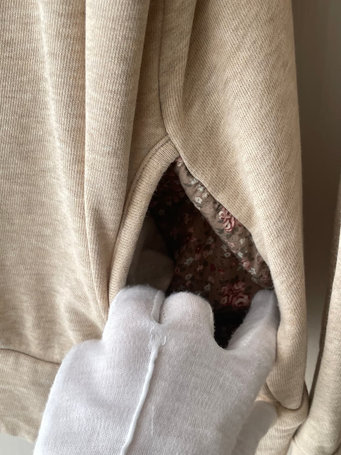 빈티지 꽃무늬 후드 집업 시네마 클럽 / 모리걸 히피 보헤미안 상품이미지7