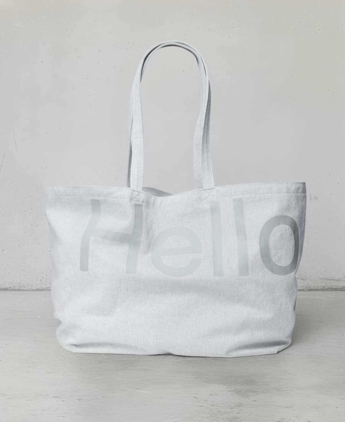 구해요)헬로듀드 Big tote bag - Washed gray 상품이미지1