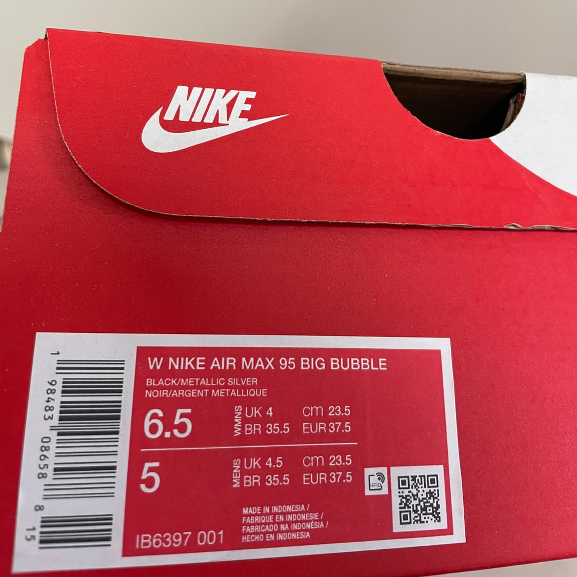 나이키 에어맥스 95 빅버블 235 상품이미지3