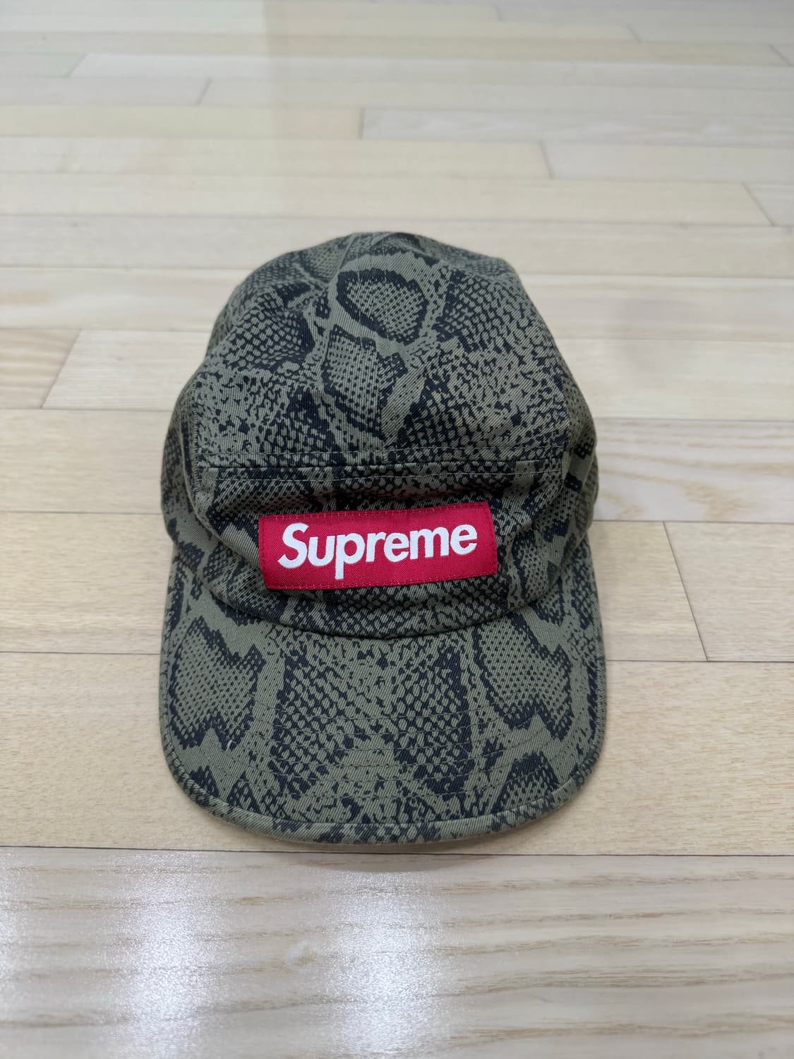 슈프림 워시드 치노 트윌 캠프캡 스네이크 - 24SS 상품이미지3
