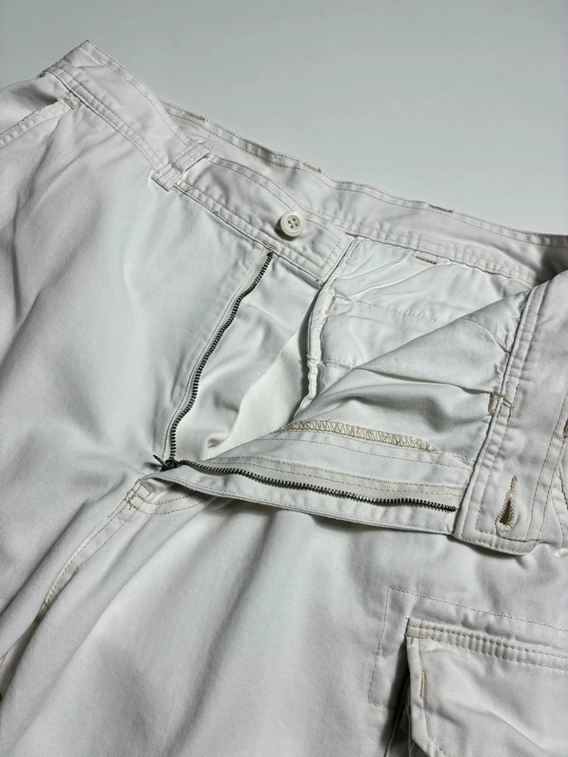 폴로 랄프로렌 00's 화이트 카고 코튼 반바지 R1860 상품이미지3