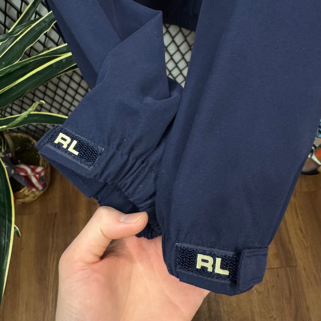 00s 폴로 랄프로렌 골프 나일론 풀오버 전면 로고 포인트 네이비 상품이미지7