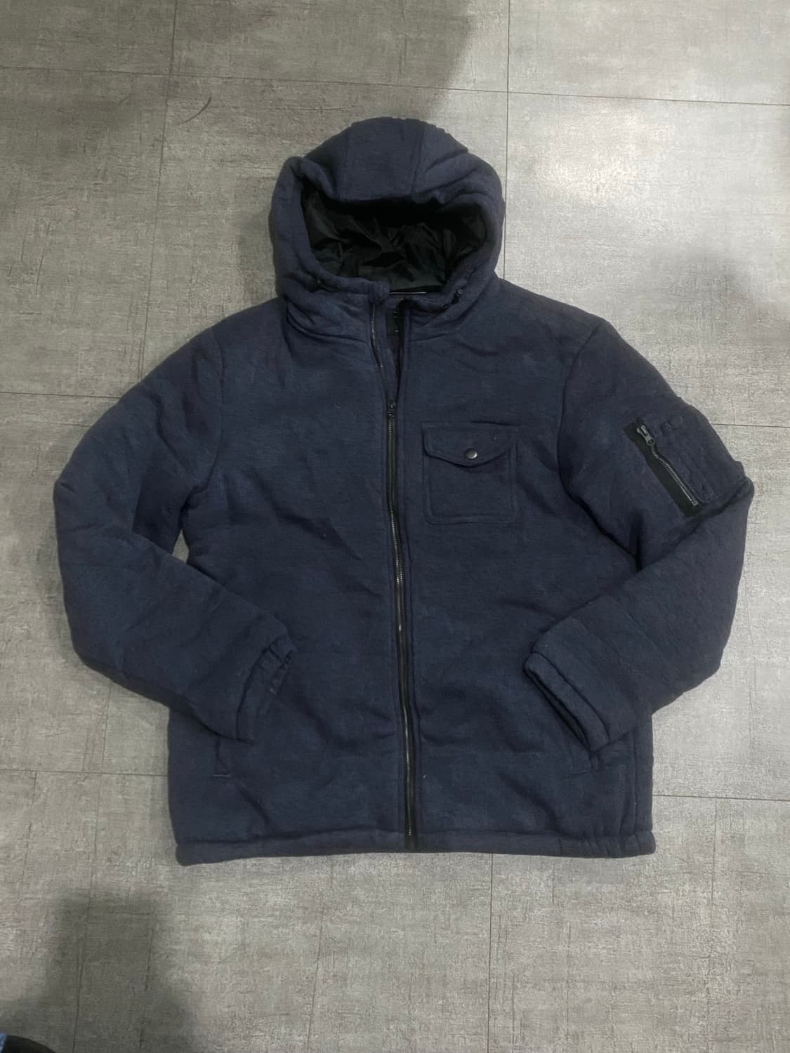 일본빈티지 Phosquia 올드스쿨아메카지스트릿 혁오풍 후드봄버자켓 상품이미지1