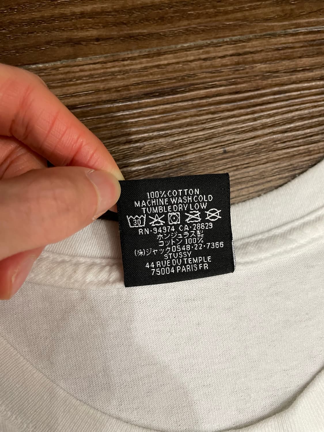 스투시 stussy 팝시클 반팔 티셔츠 화이트 상품이미지6