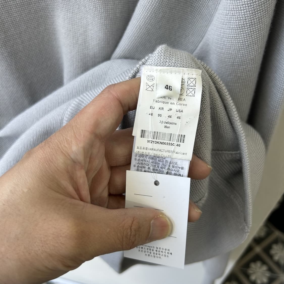 15327 - 21F/W 우영미 텍션지 니트 상품이미지5