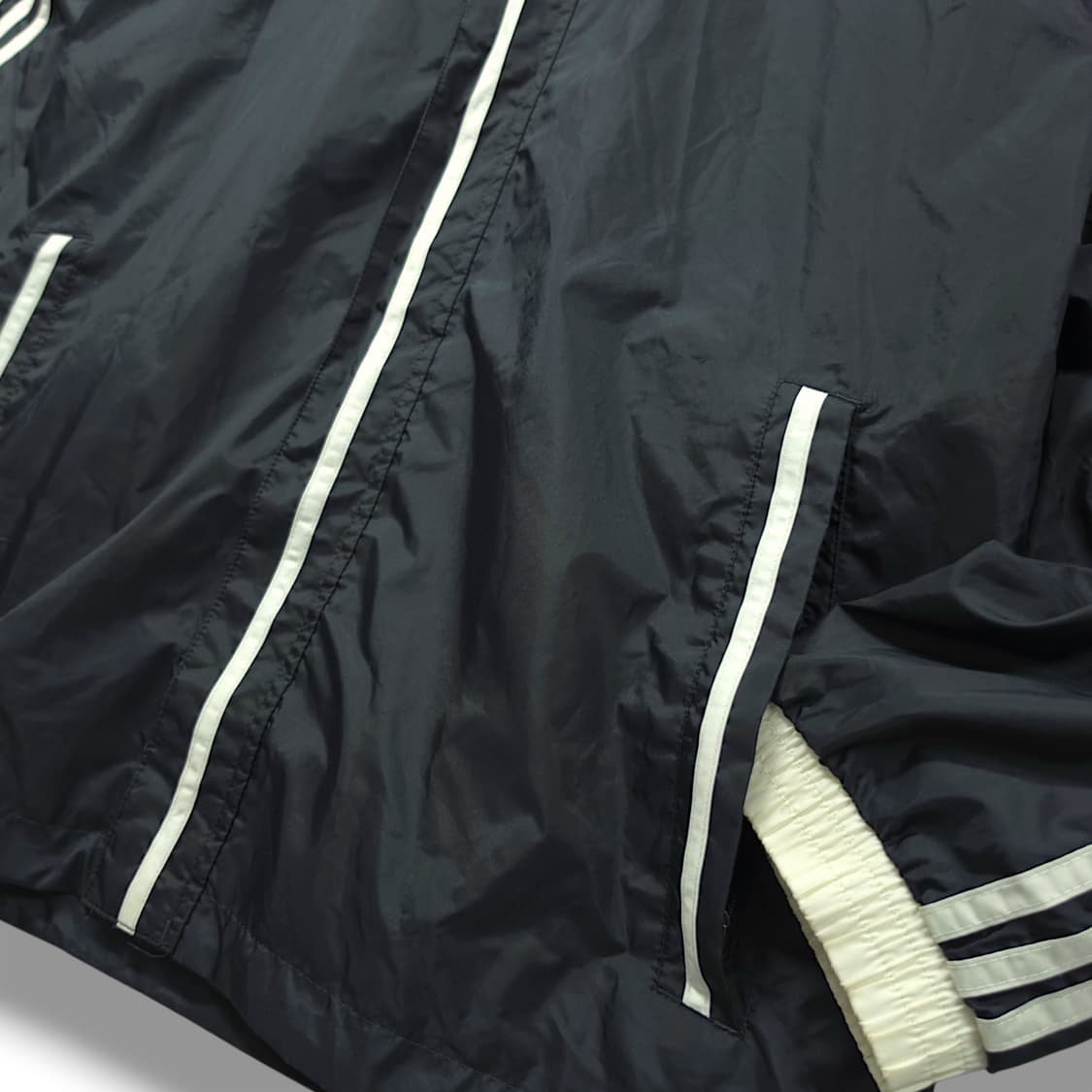 [105] 아디다스 블랙&화이트 12-13 독일 국대 후드 레인 자켓 상품이미지5
