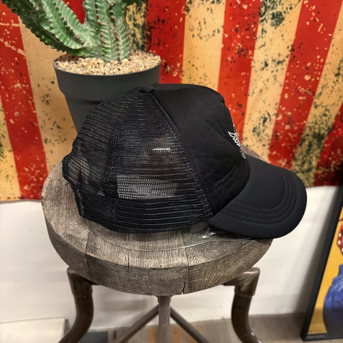 90s 헤네시 커피크래프트 크루 엠보싱 매쉬캡 N254 상품이미지3