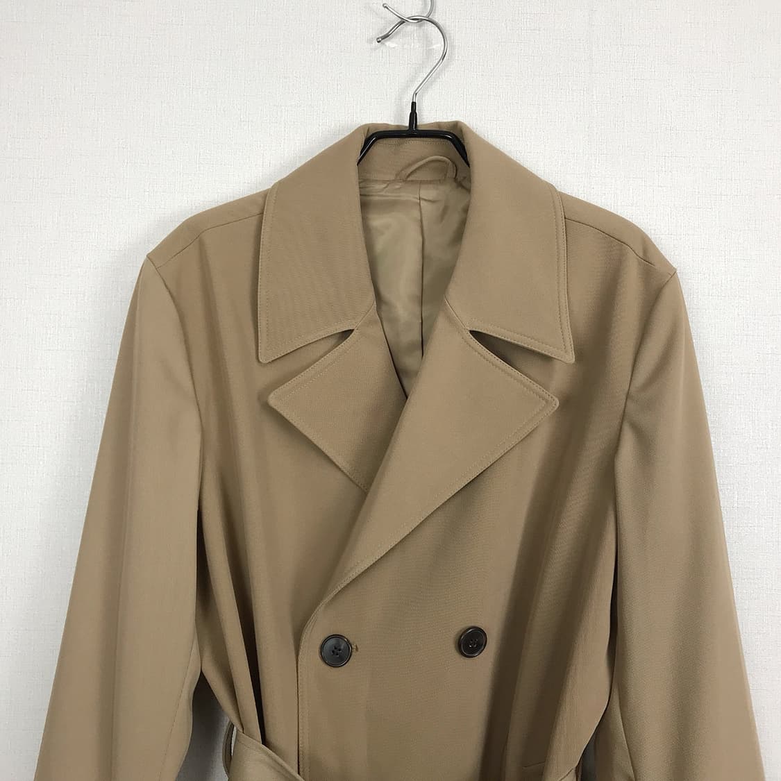 지오지아 ZIOZIA 세미오버핏 더블 트렌치코트 남성95 상품이미지3