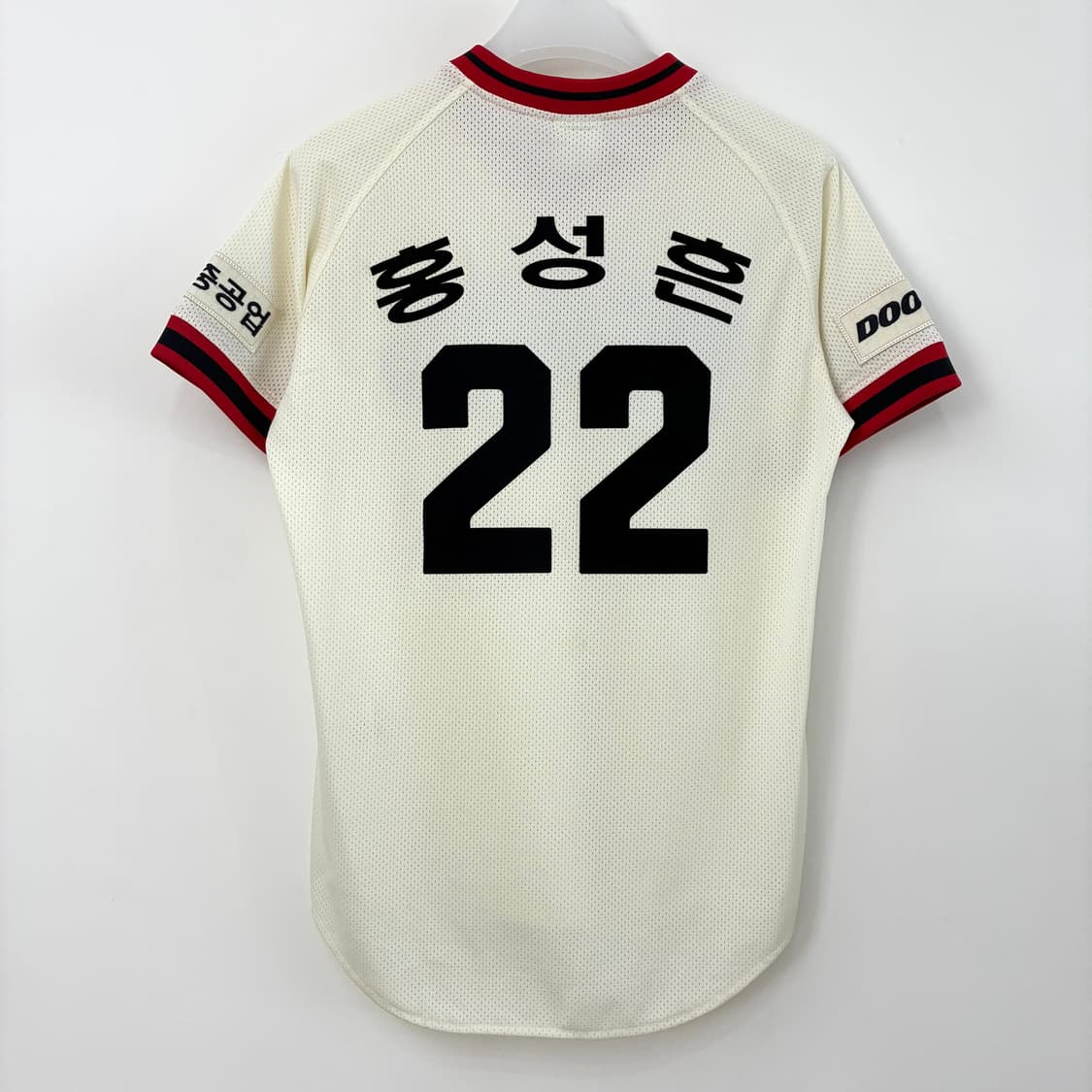 두산베어스 홍성흔 마킹 올드 레트로 홈 유니폼 상품이미지3
