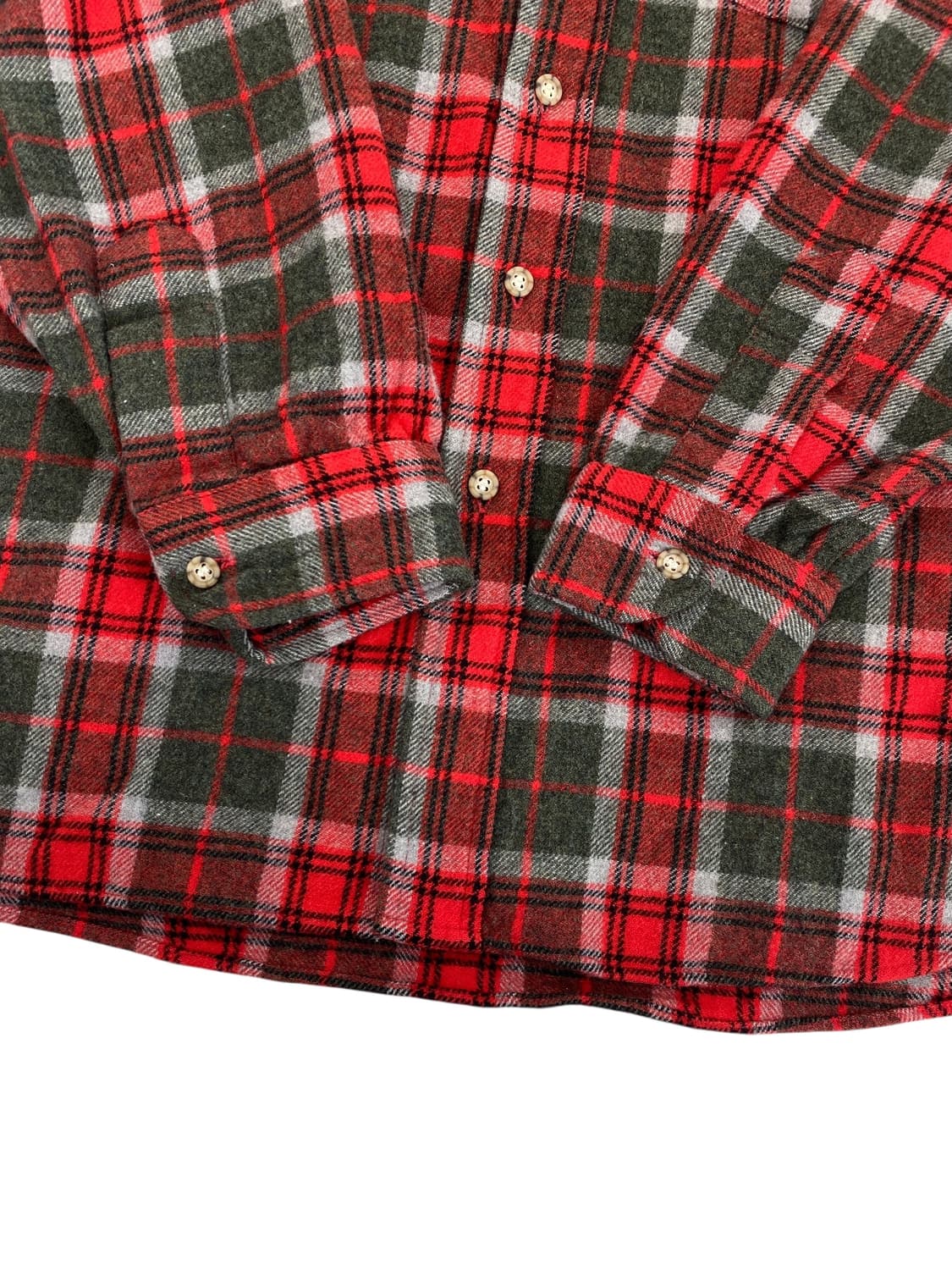 70's 펜들턴 버진 울 플란넬 체크 셔츠 상품이미지4