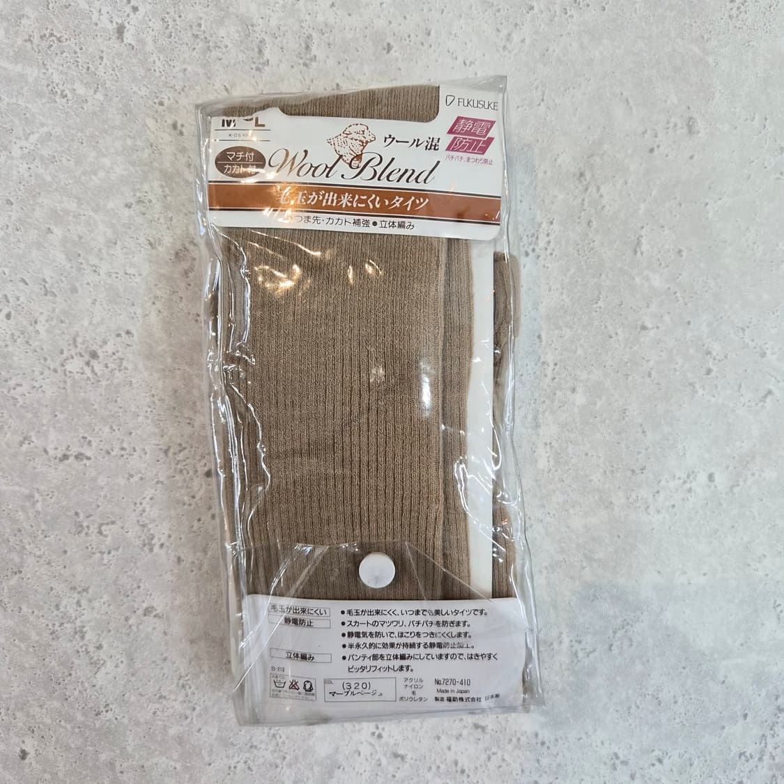 FUKUSUKE Wool Blend 울혼방 타이즈 상품이미지6