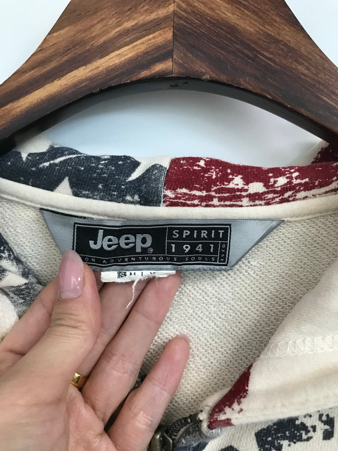 Jeep 지프 성조기 양홍원 후드집업 상품이미지7