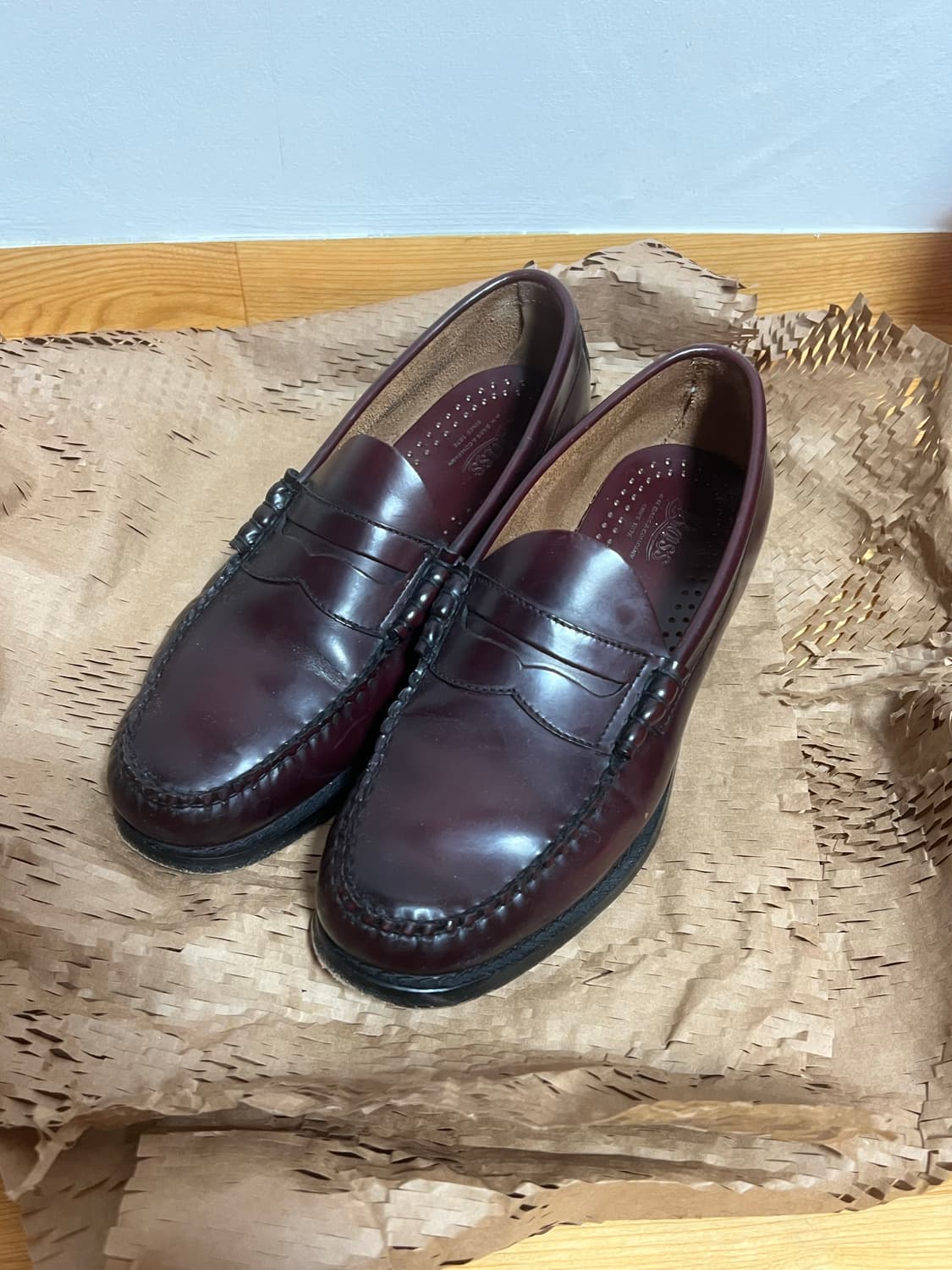 Gh bass weejuns larson loafers페니 로퍼 버건디 상품이미지1