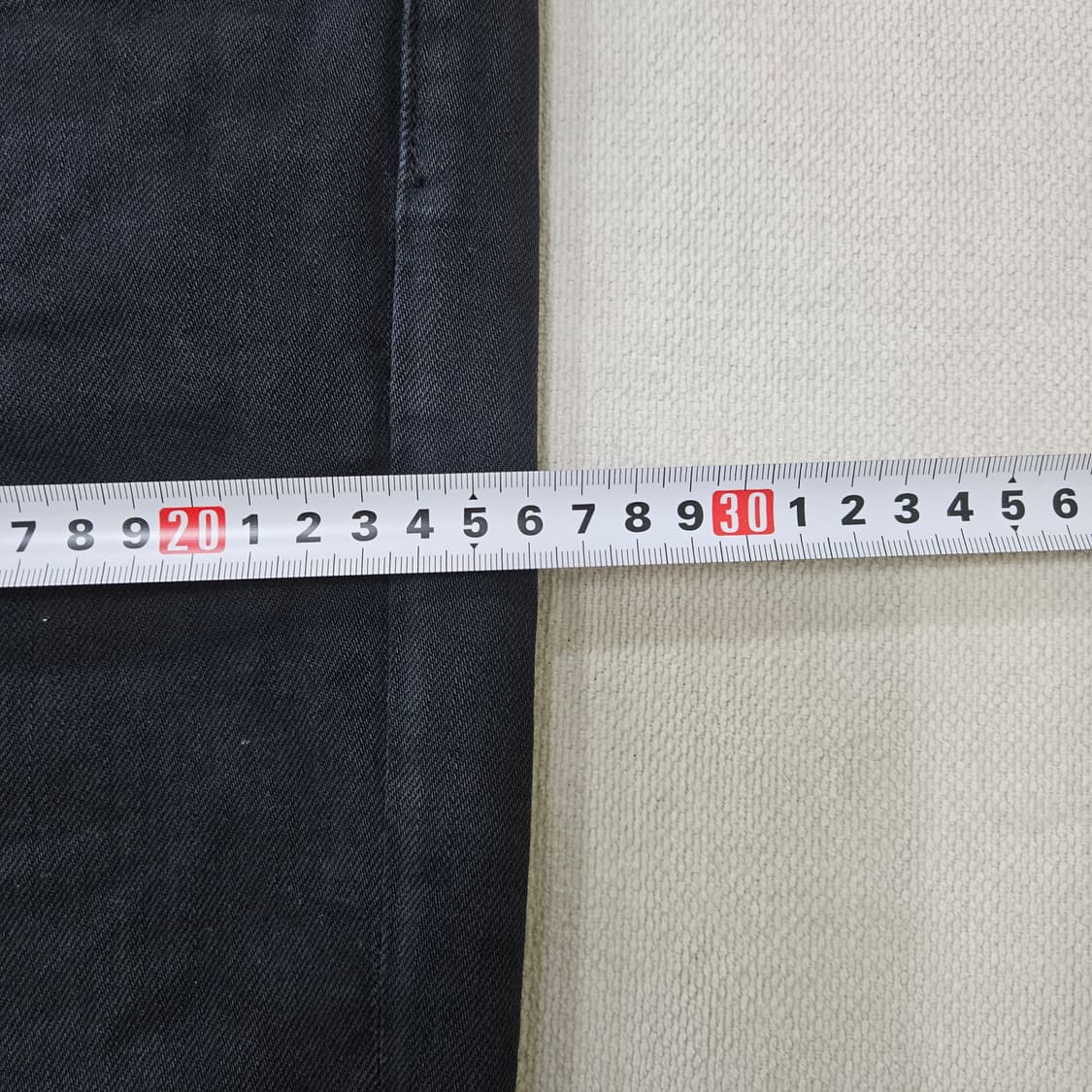 실측확인 산드로 블랙 데님 팬츠 0319Y 상품이미지7