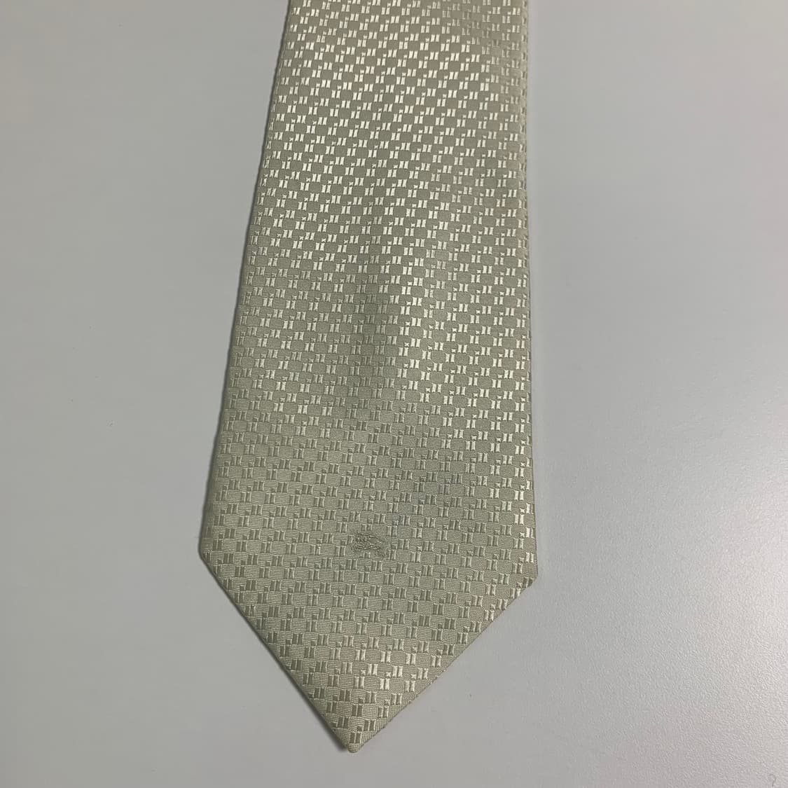 버버리(BURBERRY) 명품넥타이 화이트 100실크 결혼식넥타이 A+ 상품이미지10