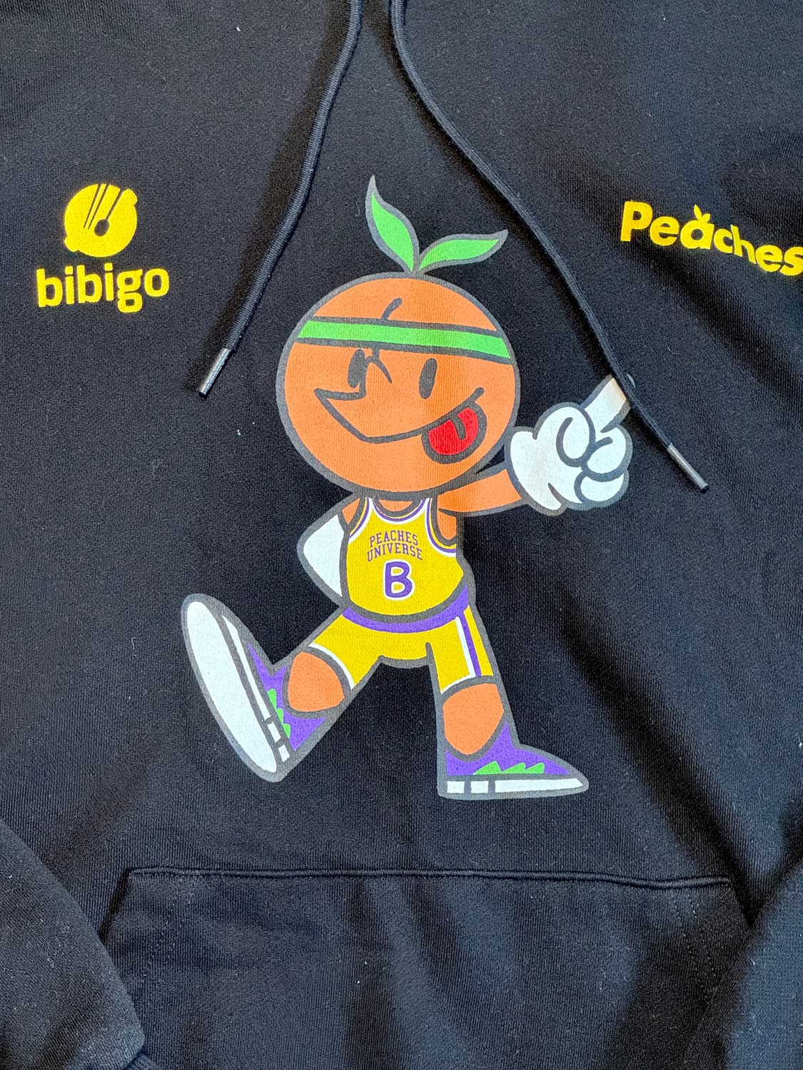 피치스X비비고XLa lakers 후드티 상품이미지2