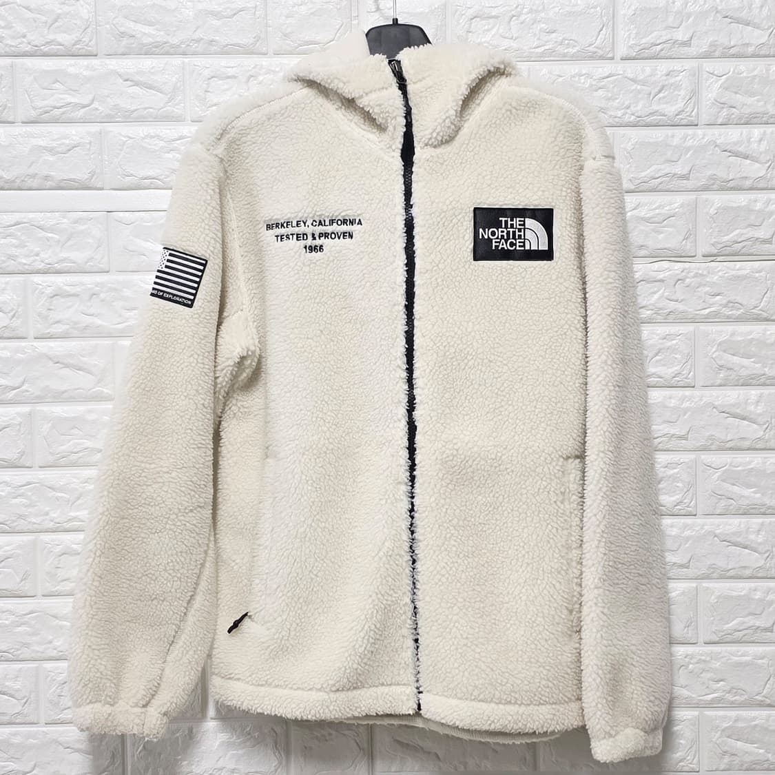 택포) 노스페이스 스노우 시티 플리스 후드 아이보리 XL 상품이미지1