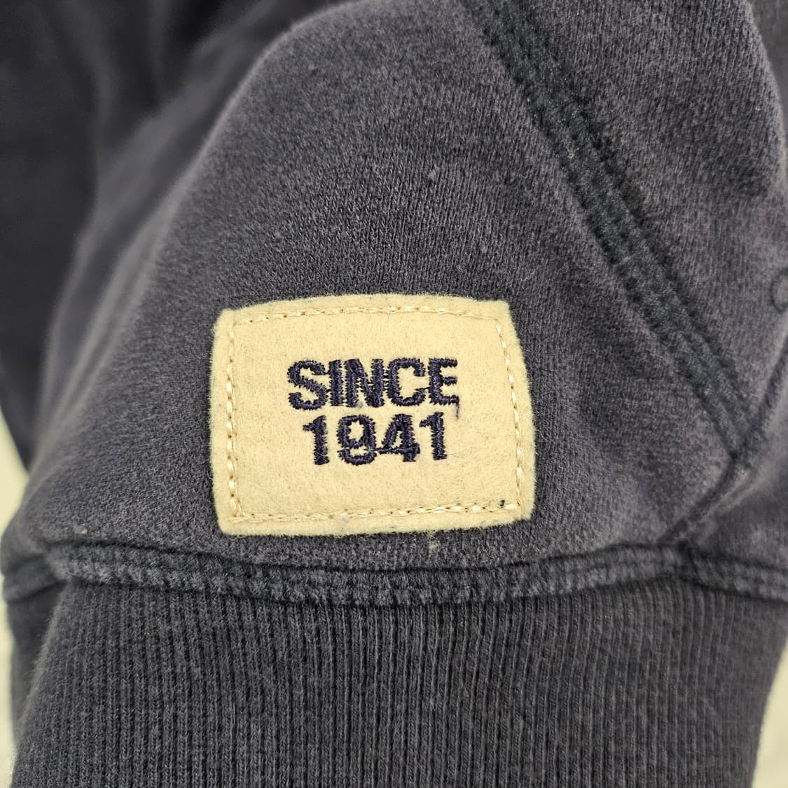 지프 양털 네이비 후드집업 M 상품이미지5