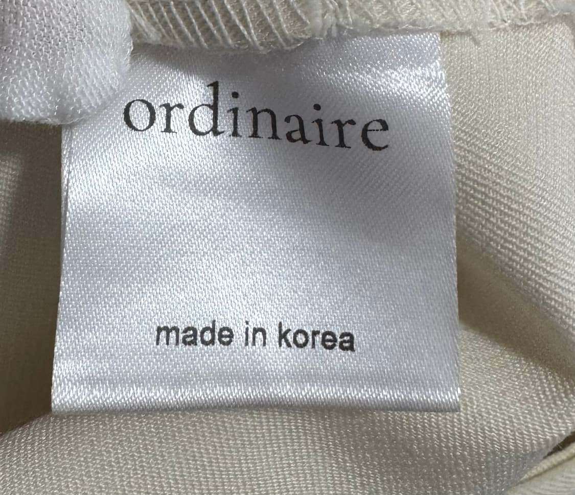 가네스라 ordinaire 아이보리 슬랙스 M 상품이미지9