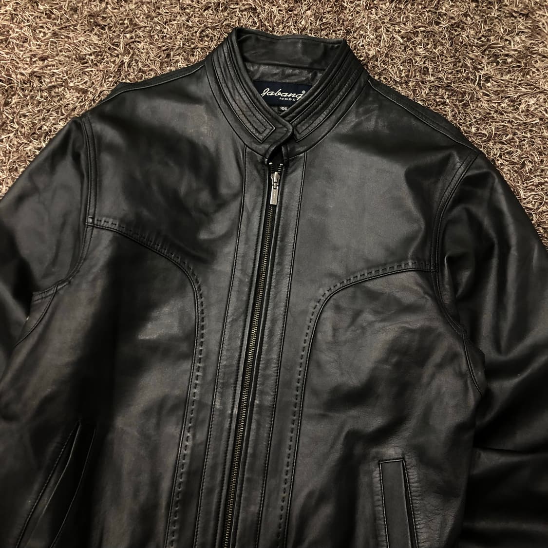 빈티지 양가죽 집업 레더 가죽 자켓 상품이미지2