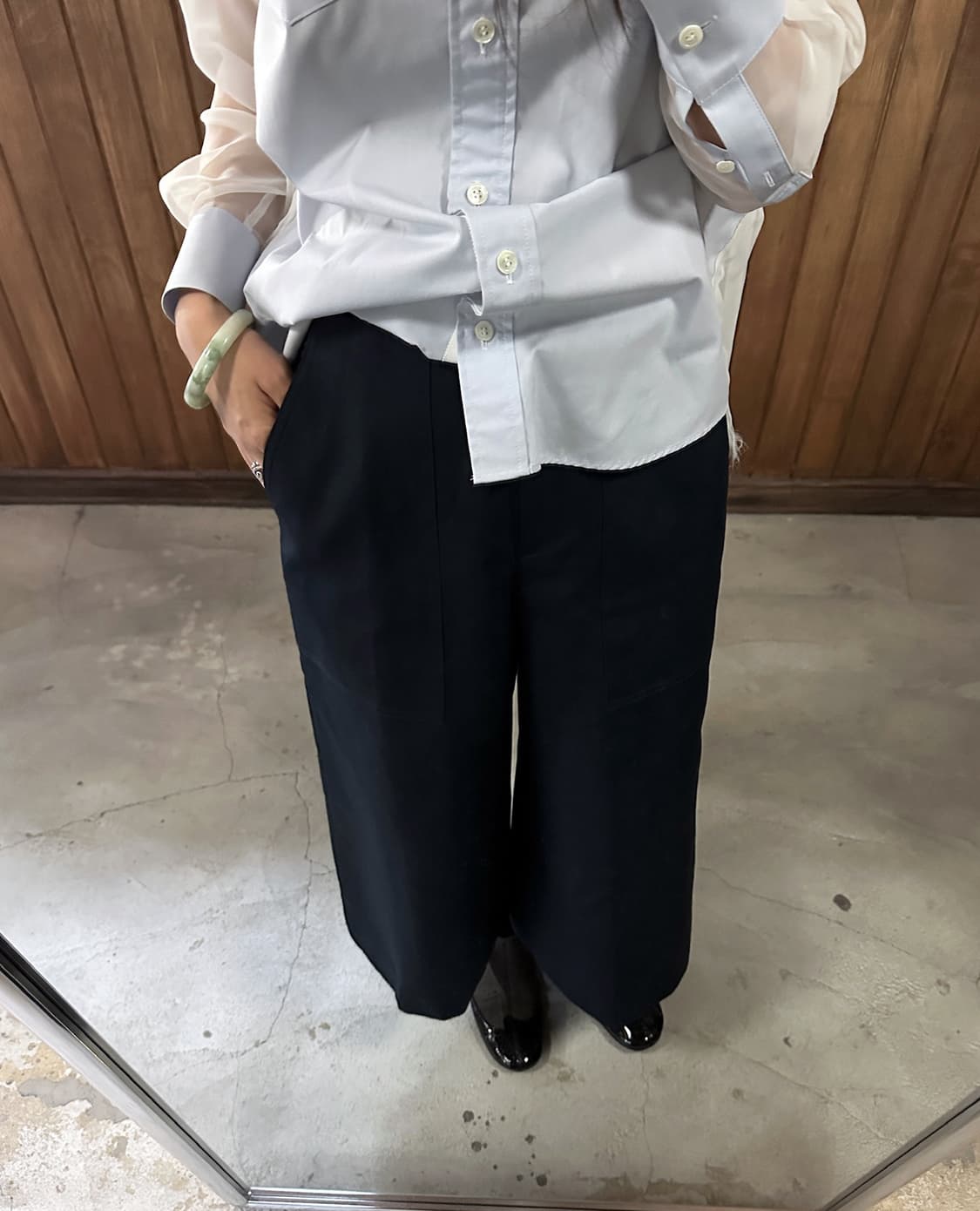 JIL SANDER minimal wide crop pants 상품이미지1