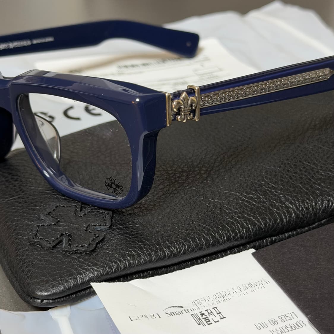 (OS) 크롬하츠 씨유인티 안경 피콕블루 상품이미지5