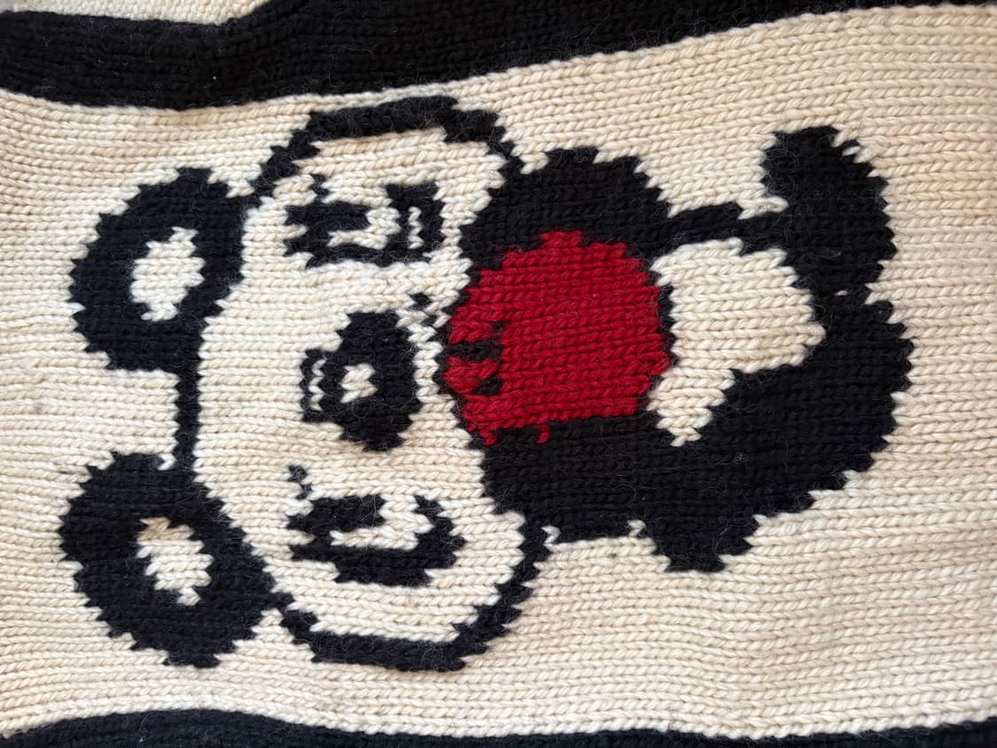 Hysteric Glamour panda 코위찬 울 직업 상품이미지5