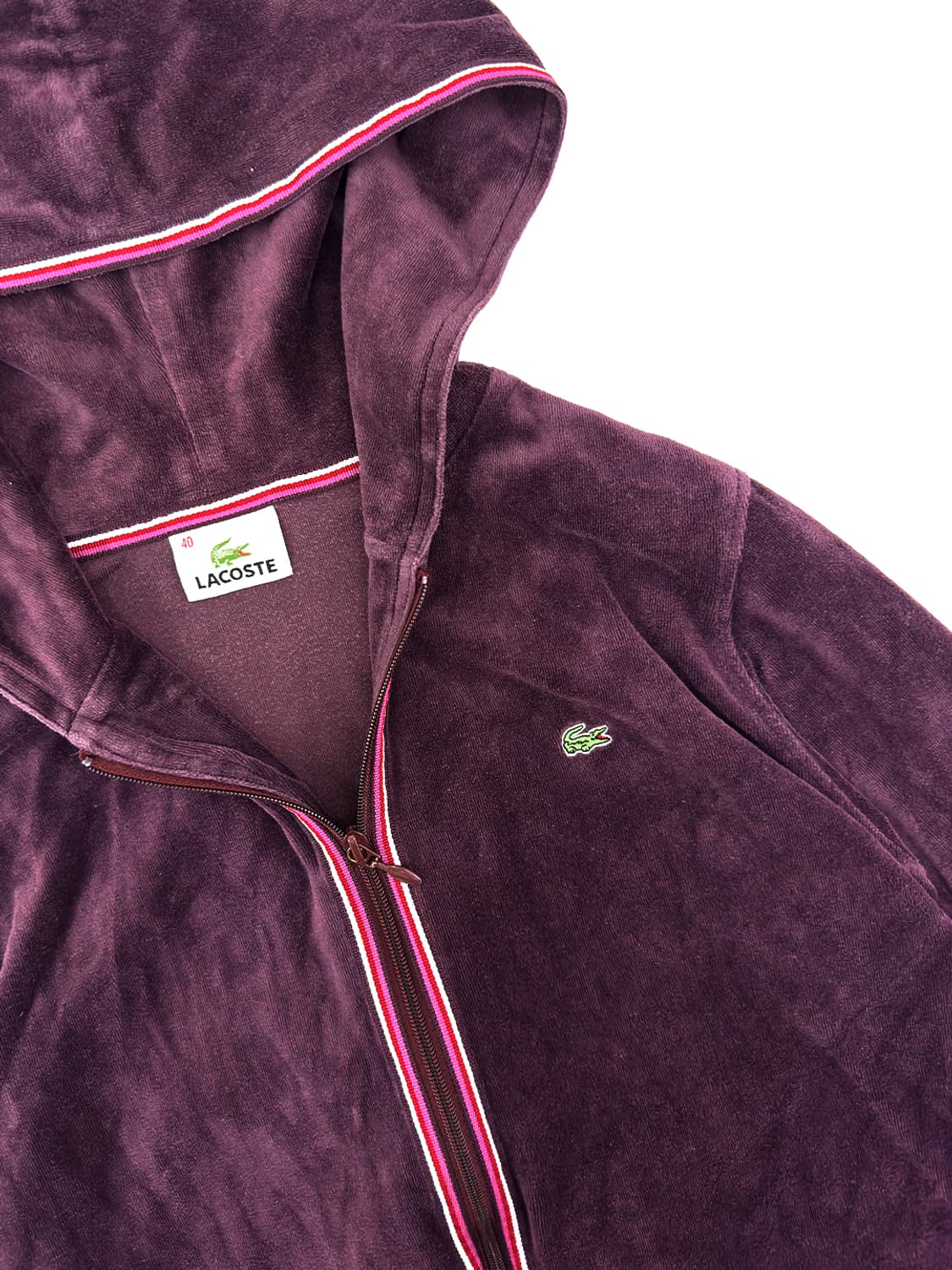 Lacoste Velvet Zip-Up Hoodie/ 40 상품이미지6