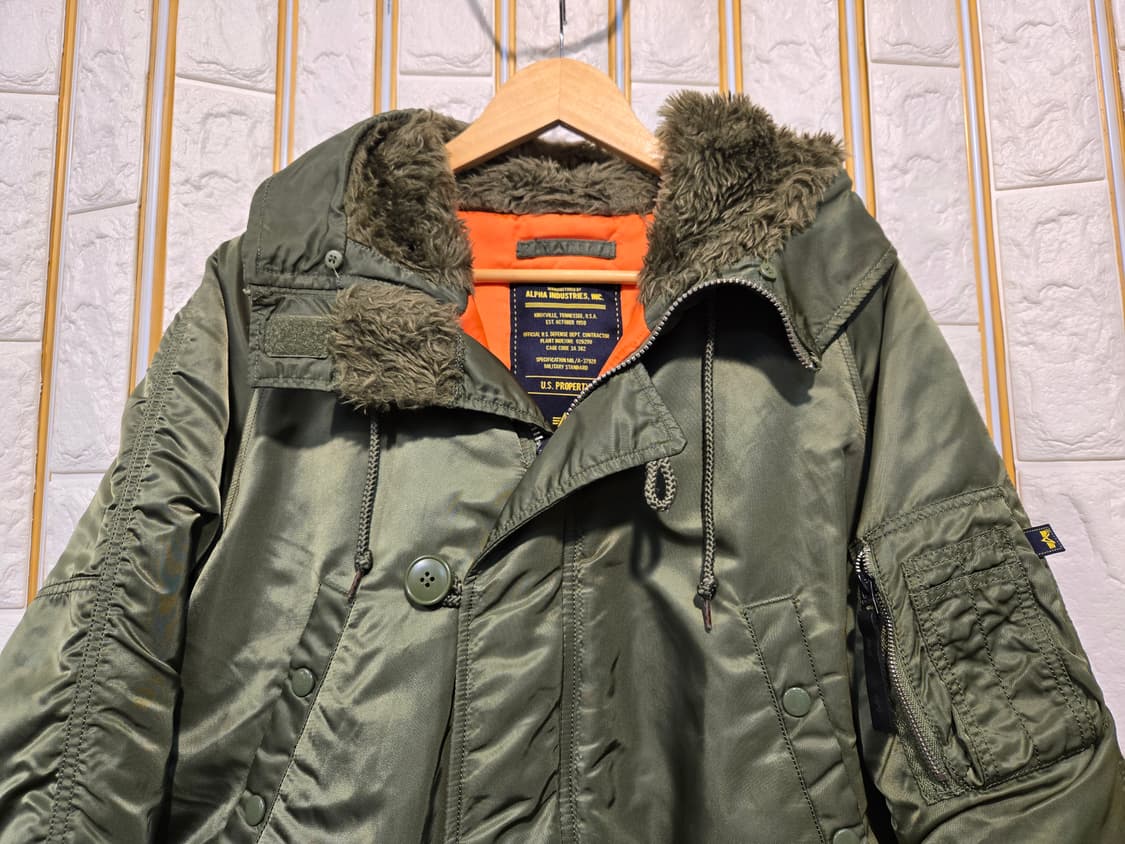 알파인더스트리 야상 패딩 M 상품이미지3