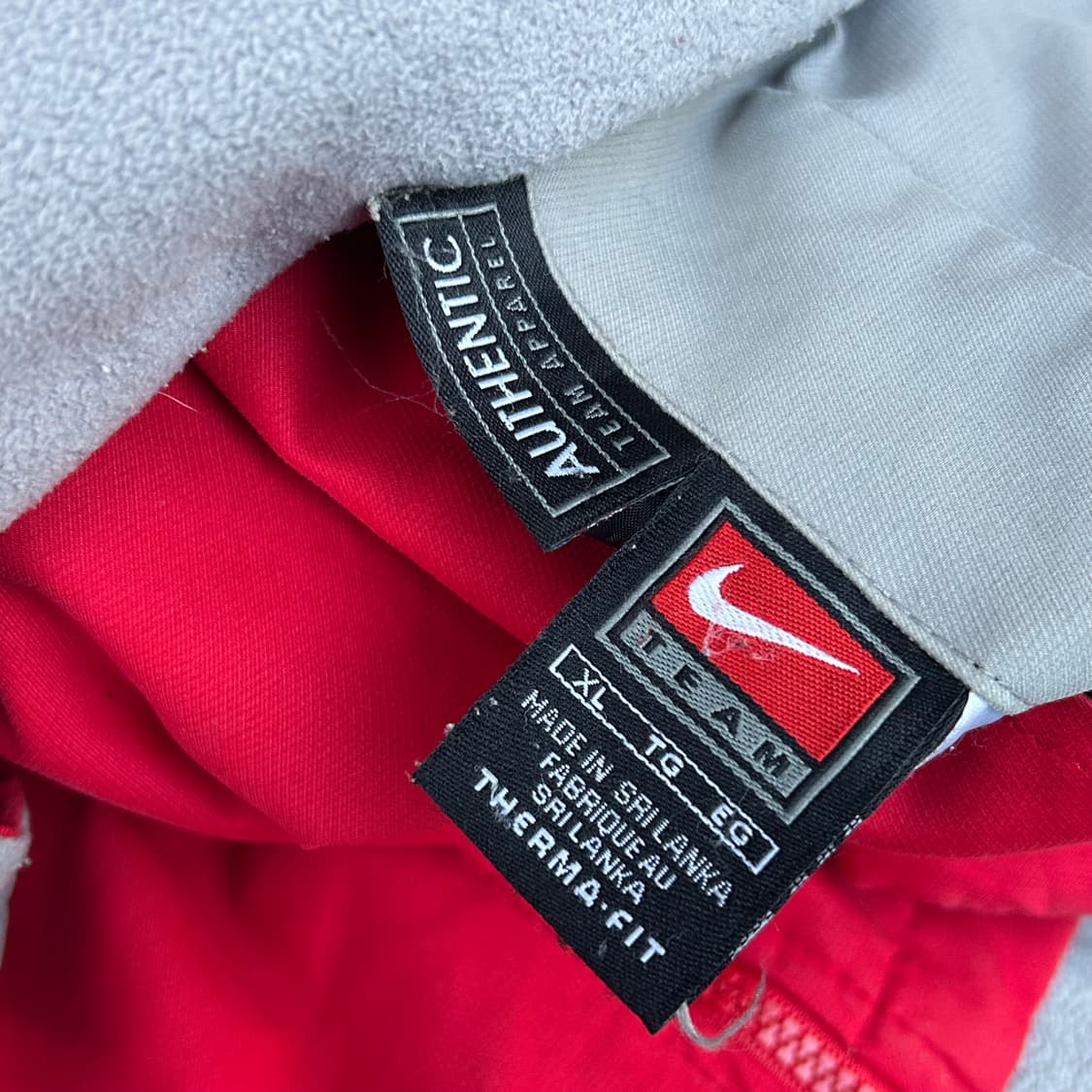 00s 나이키 리버시블 팀 미국 오하이오 바람막이 올드스쿨 트랙자켓 XL 상품이미지7