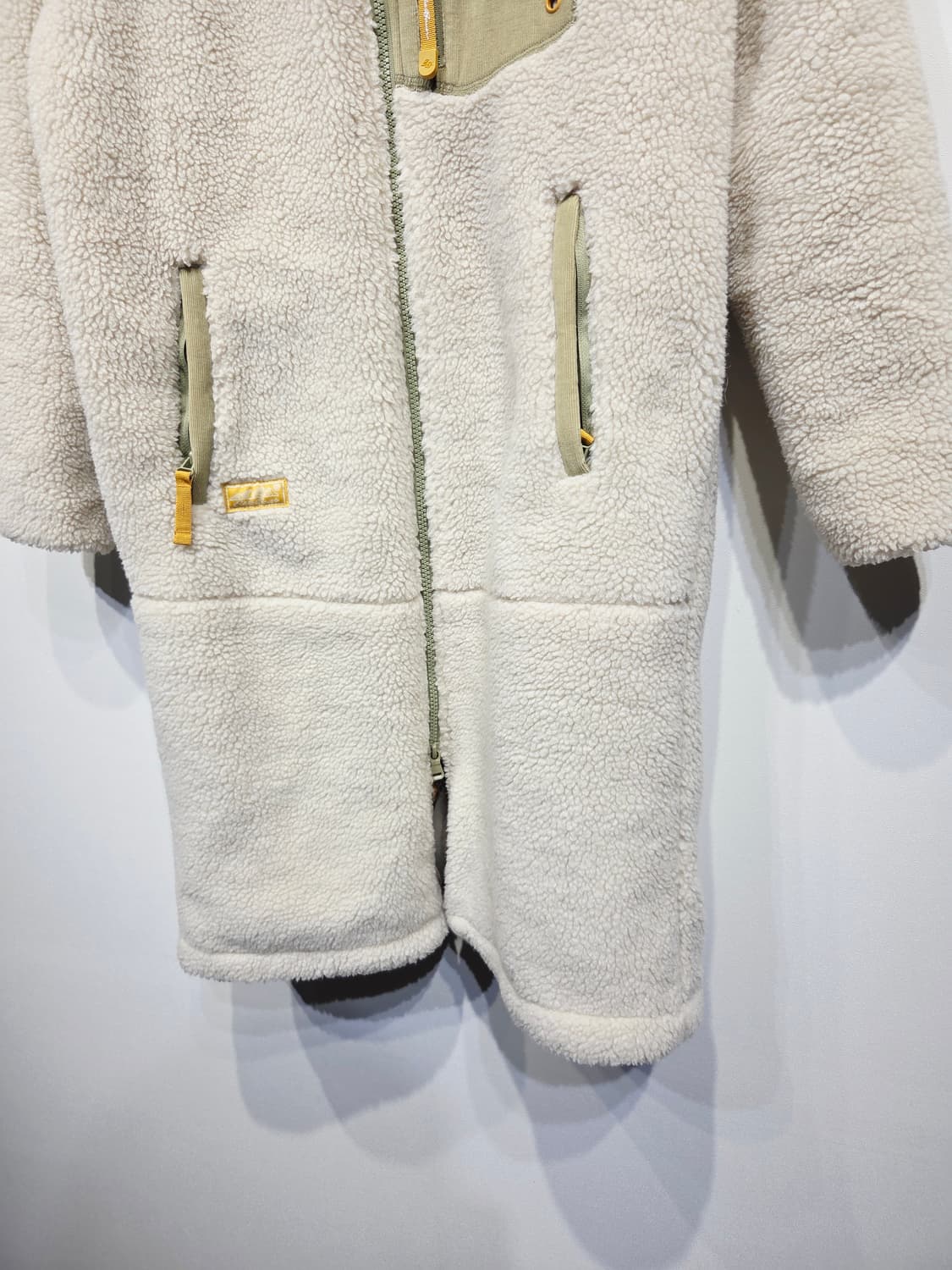 에디바우어 뽀글이 롱 플리스 코트_S 상품이미지5