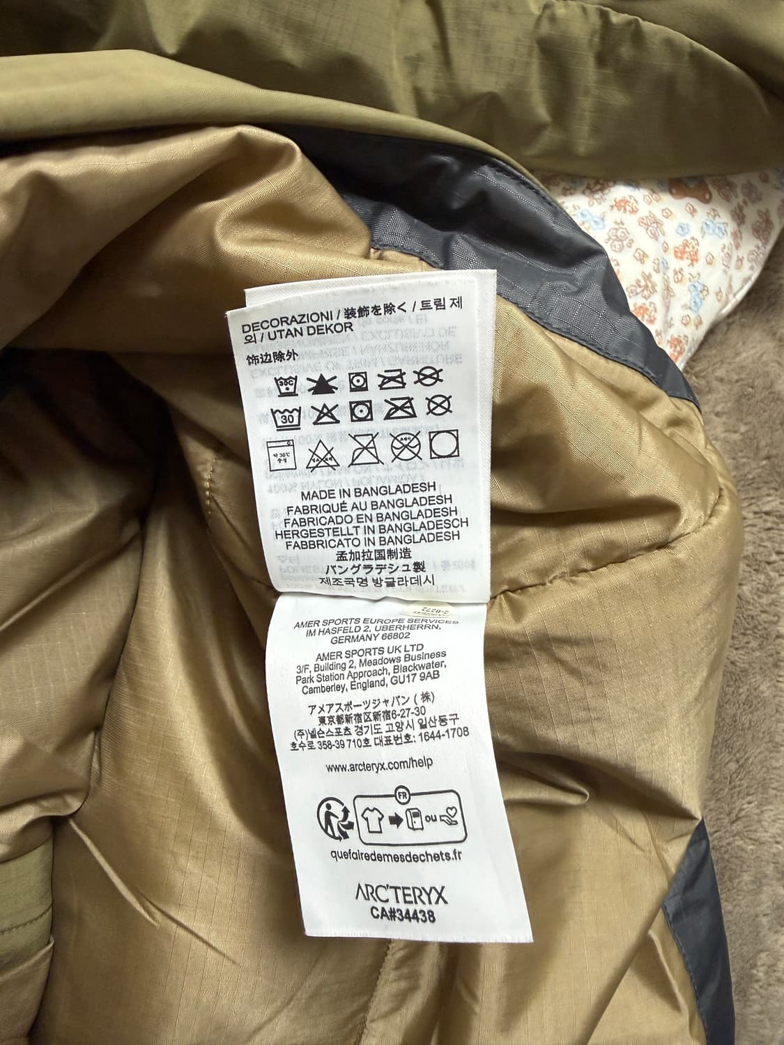 아크테릭스 프로 콜드 WX 자켓 LT Gen2.1 (크로코다일) S 상품이미지3