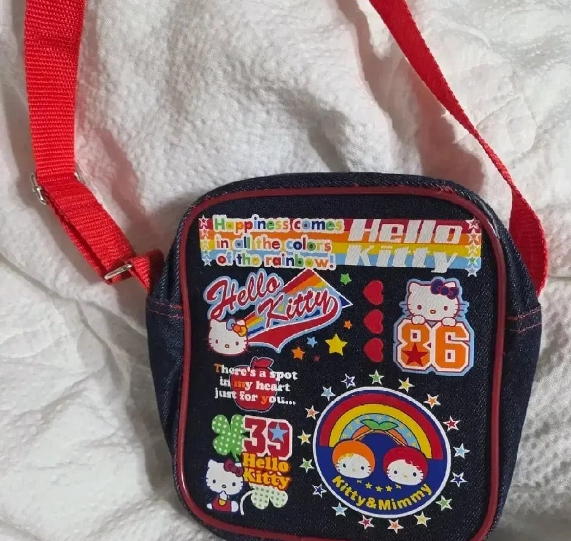 헬로키티 키치 갸루 데님 크로스백 가방 상품이미지1