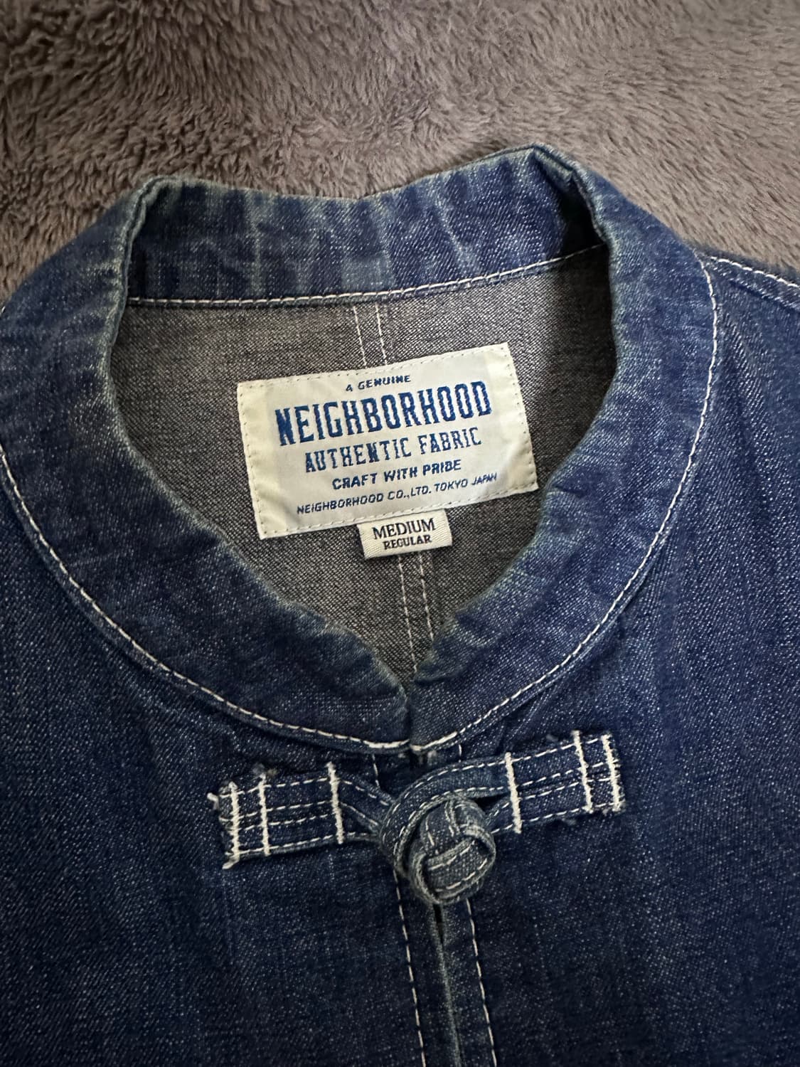 네이버후드 쿵푸 데님 자켓 상품이미지2