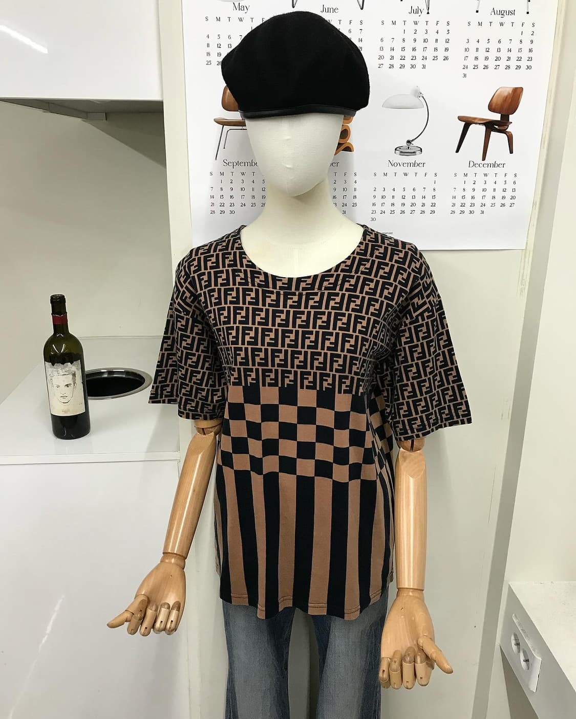 펜디 주카 패턴 반팔티 상품이미지6