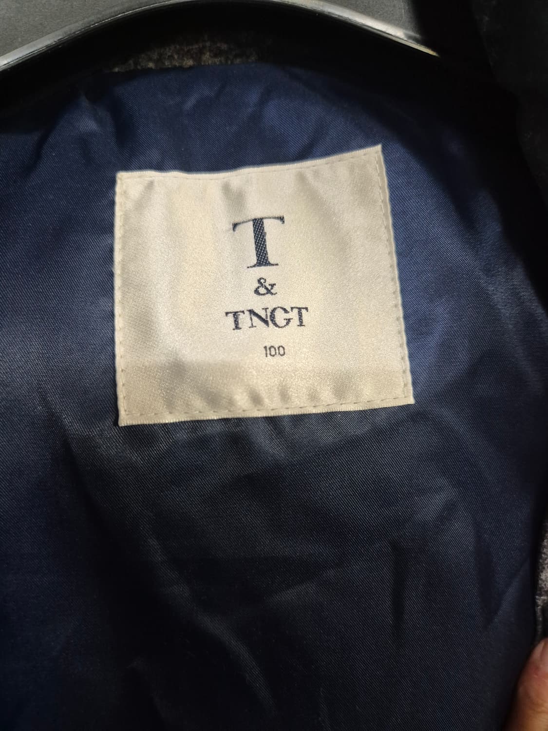 [L]  TNGT 패딩 점퍼 블랙 그레이 상품이미지10