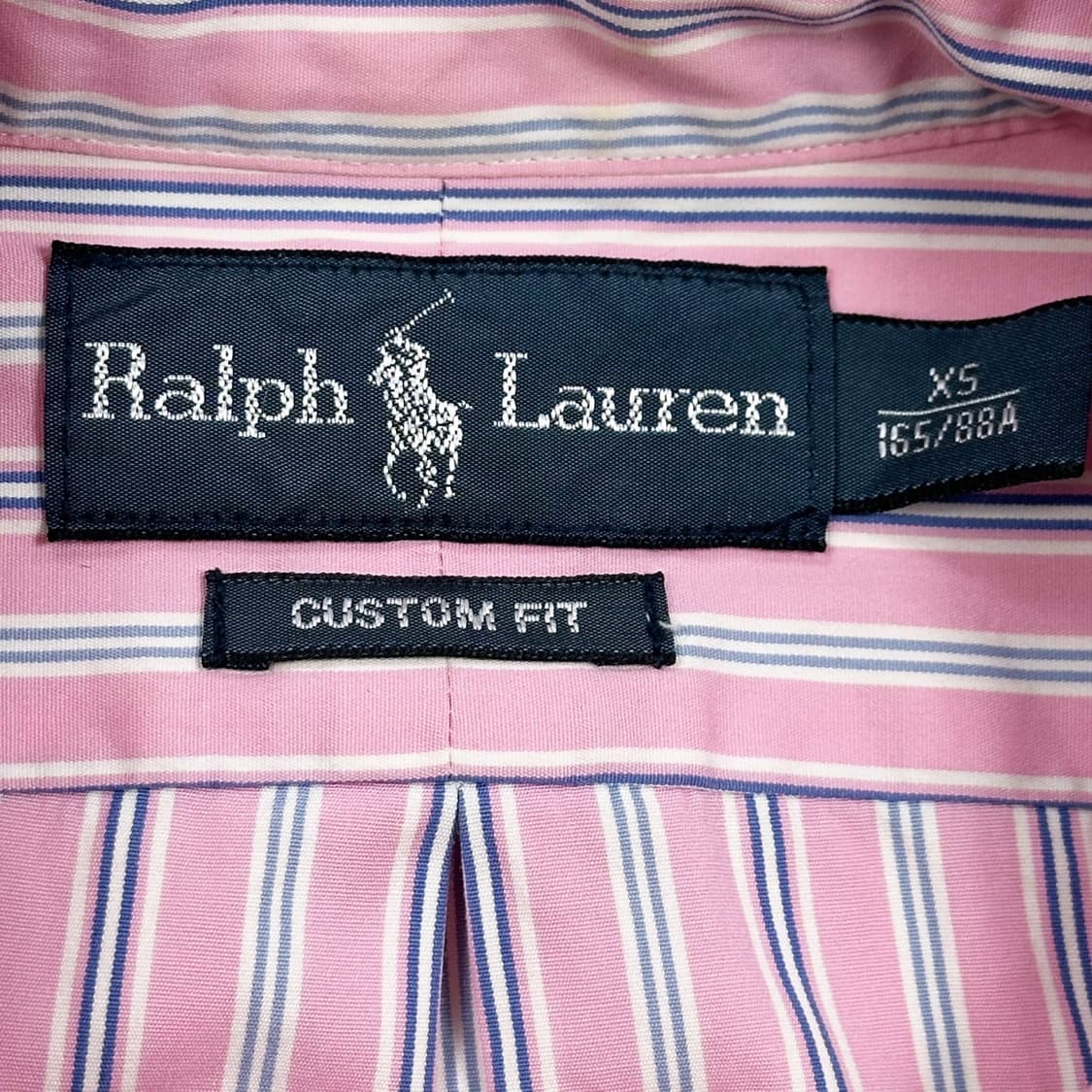 폴로 랄프로렌 포니 스트라이프 핑크 셔츠 (XS 여성추천) 상품이미지5