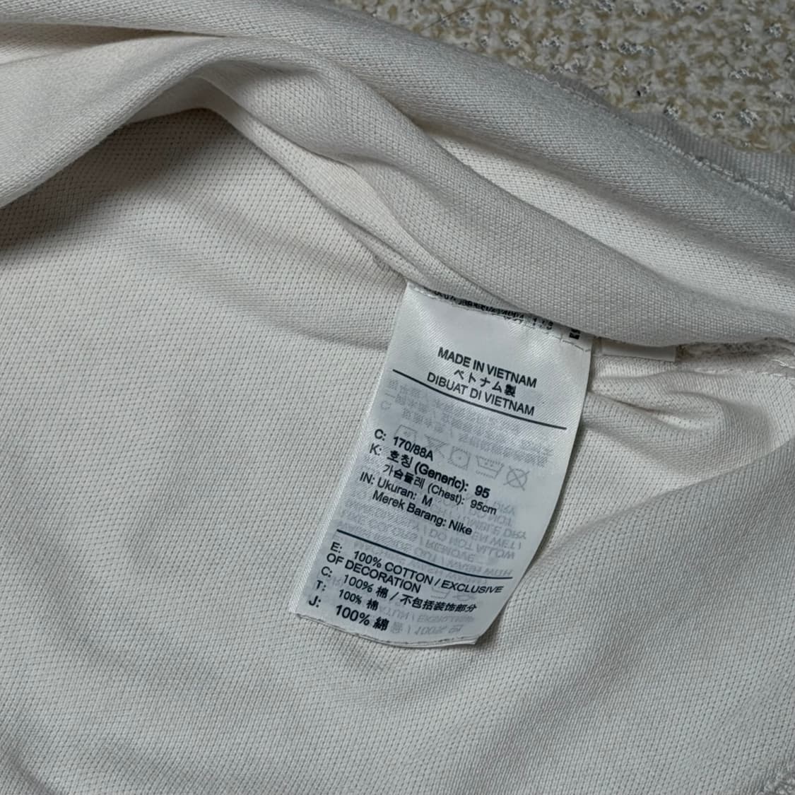 나이키 M 피케 반팔티 화이트 상품이미지6