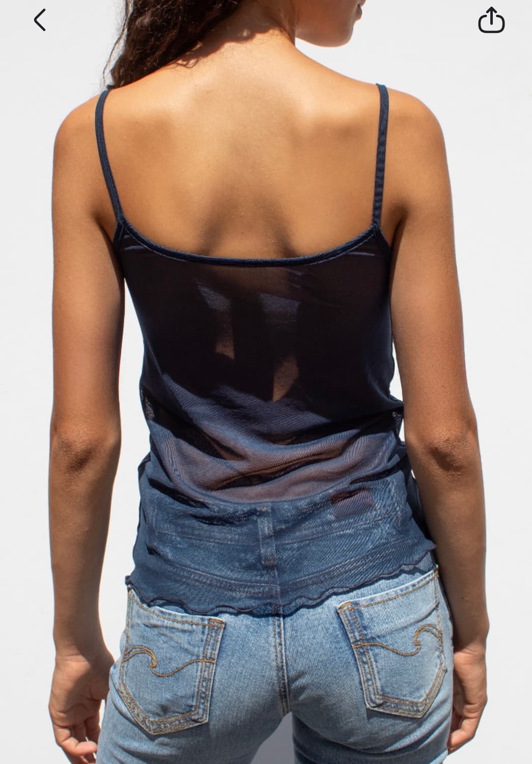 Subdued Top Paillettes navy S 상품이미지3