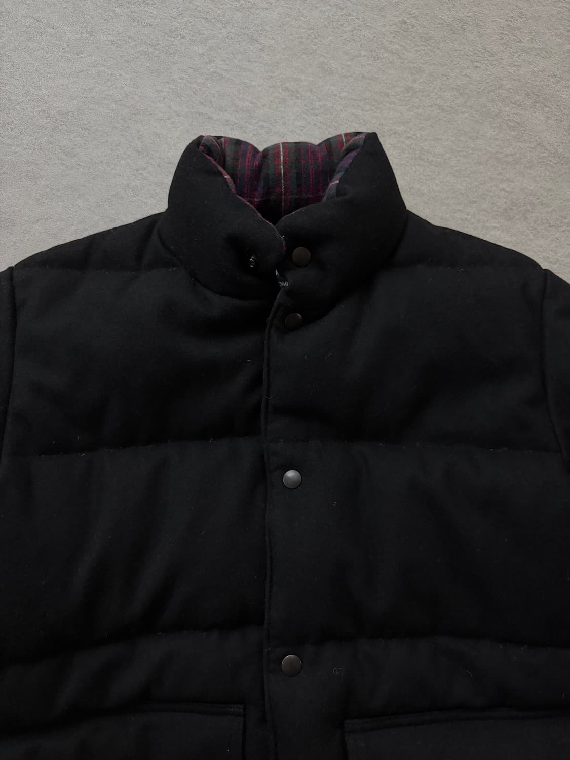 꼼데가르송 옴므 체크패턴 푸퍼자켓 상품이미지4