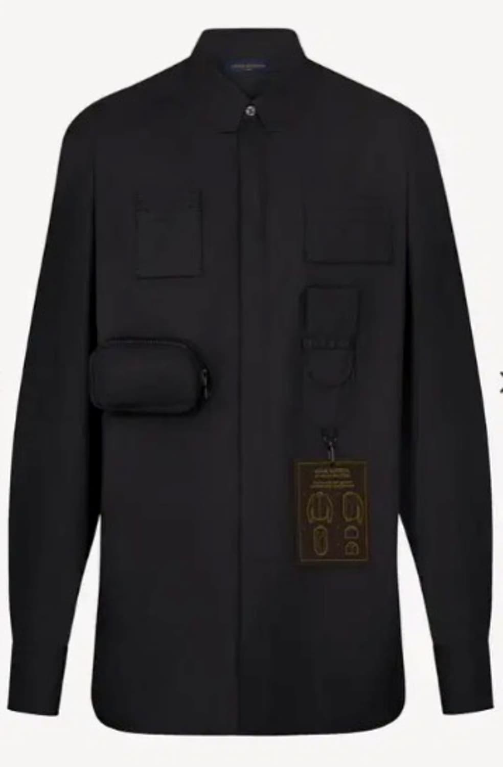 루이비통 LV 1A5CU9 멀티포켓 유틸리티 셔츠 XL / A급 상품이미지1