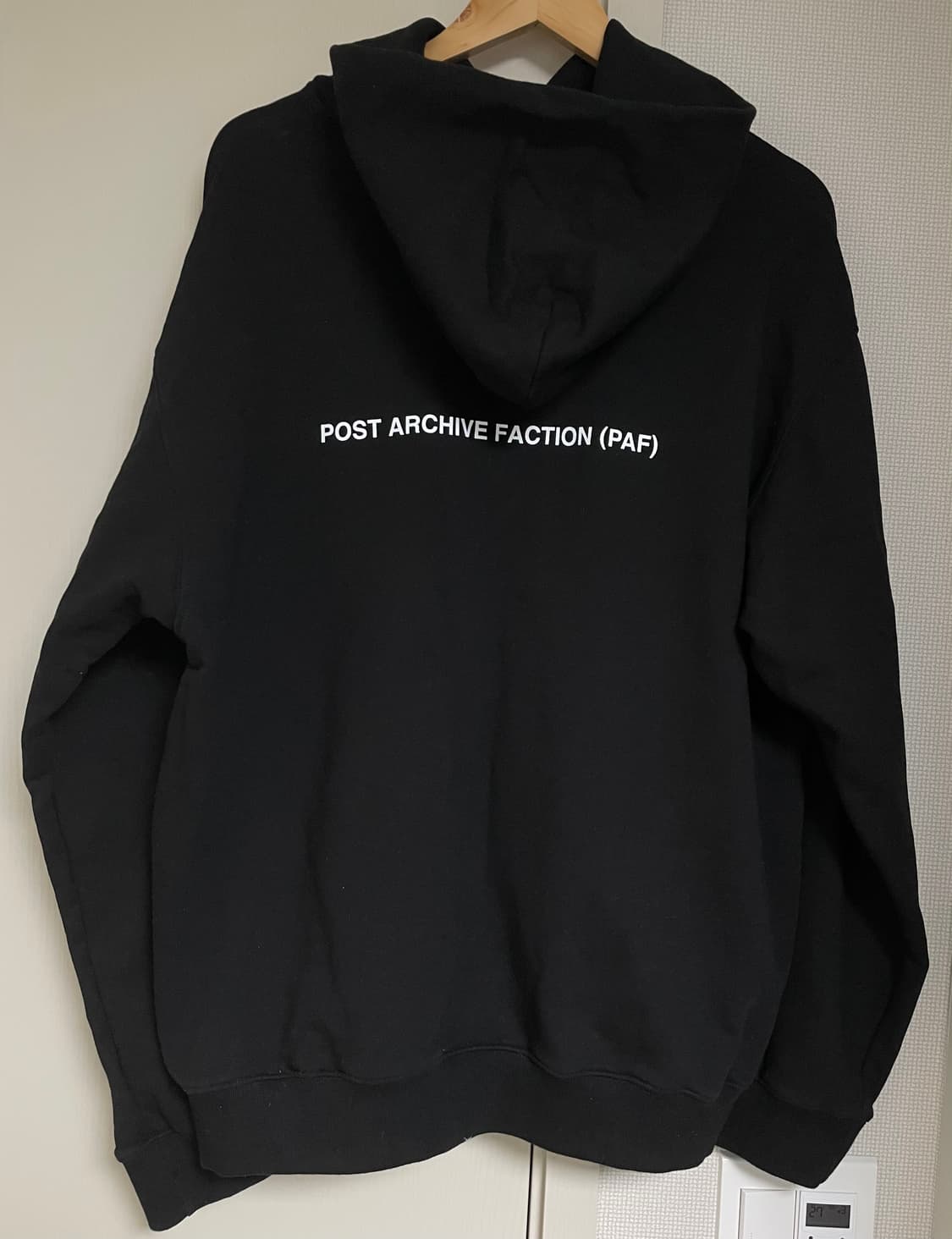 Paf 6.0 Post Human Hoodie Right Black 상품이미지5