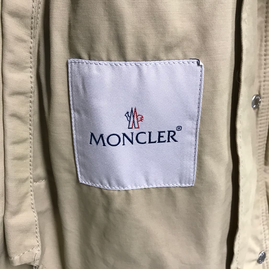 몽클레어 후드 자켓 베이지 0 상품이미지5