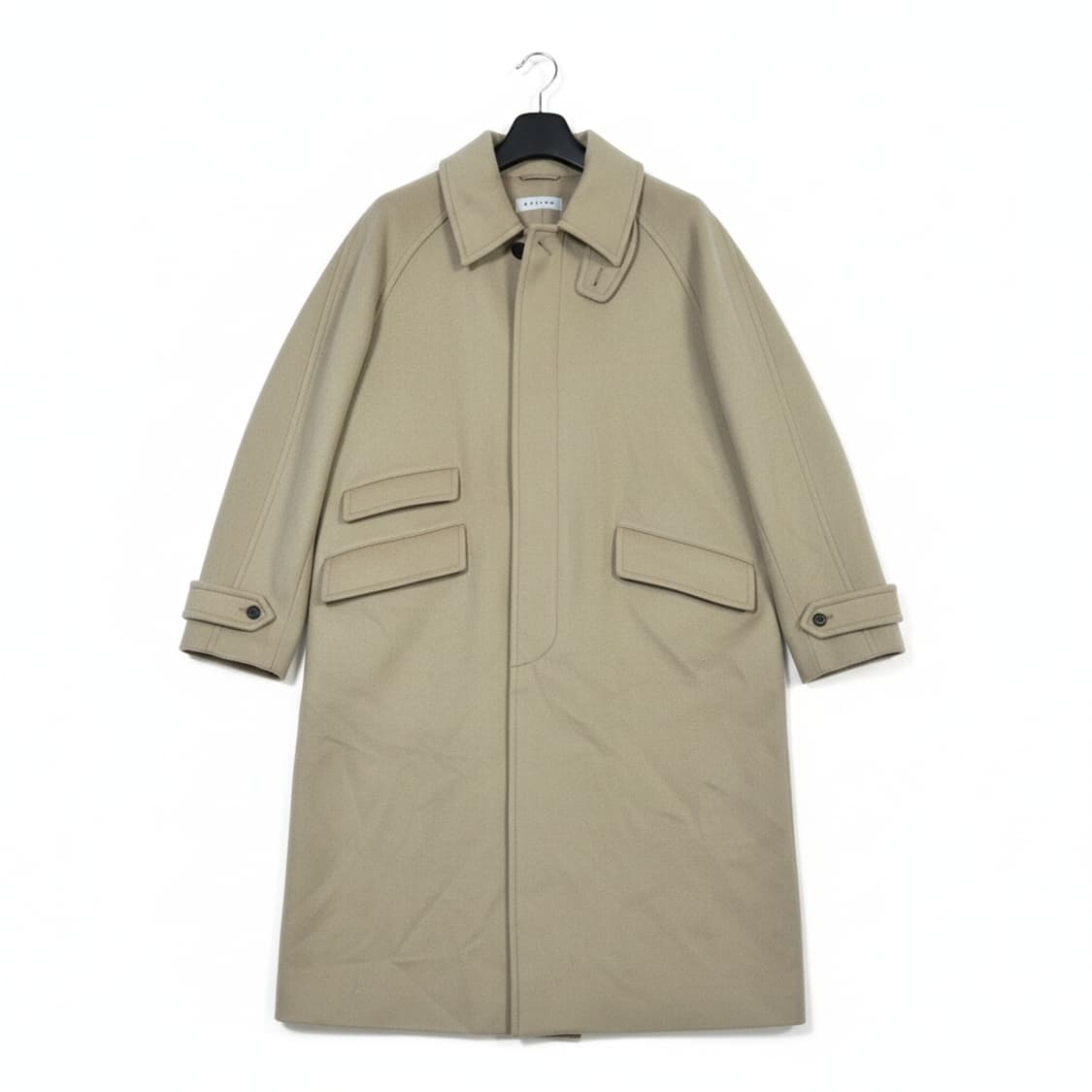 BESLOW 에스옴 베이지 롱 코트 상품이미지1
