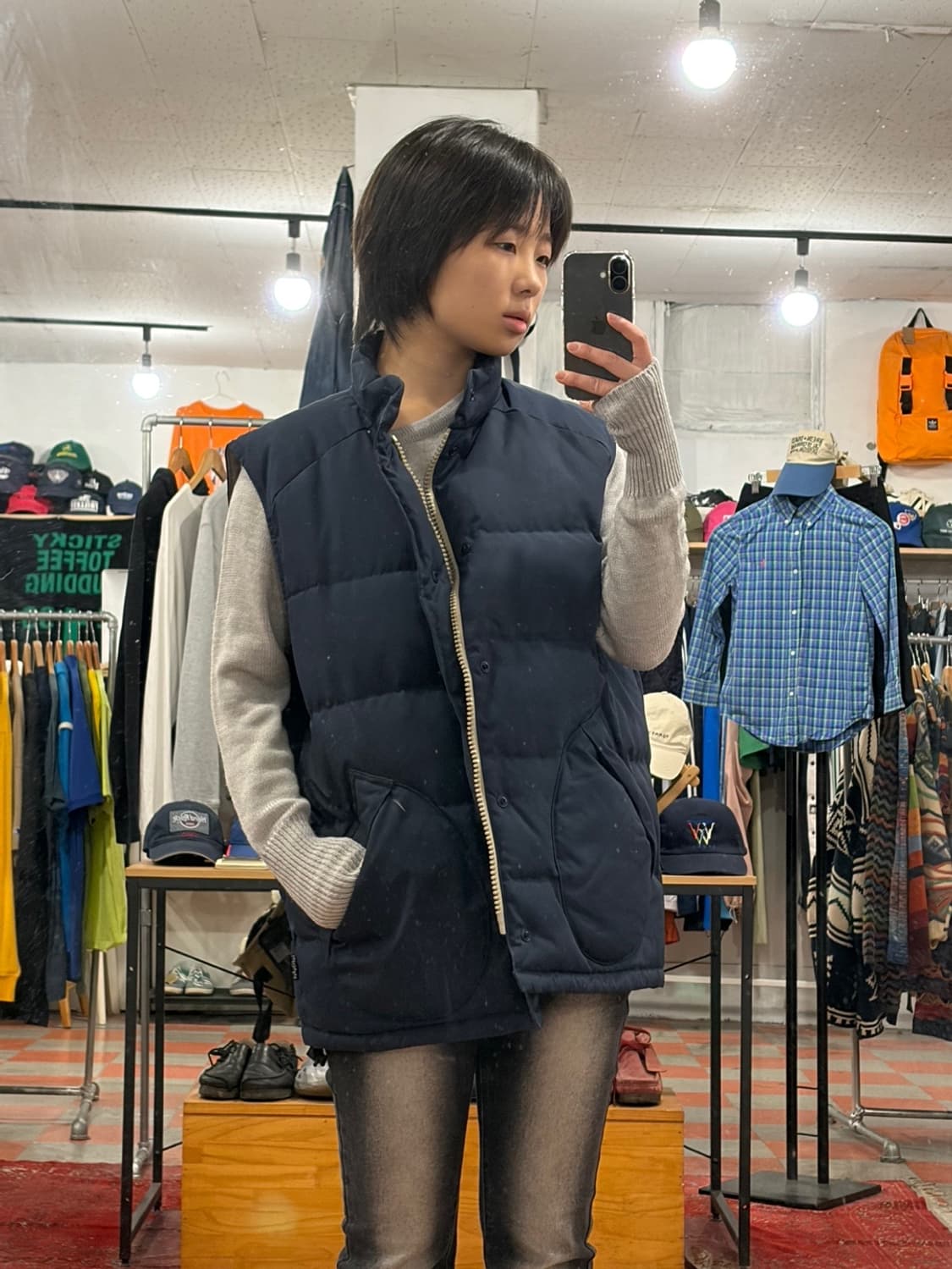 예쓰아이씨 조끼패딩 상품이미지2