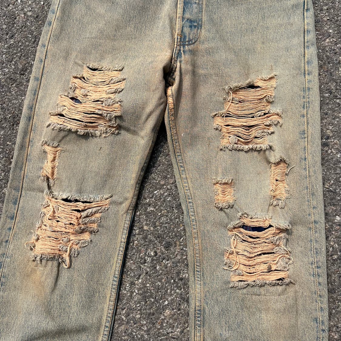 90‘s 리바이스 그런지 커스텀 501 데님 팬츠 상품이미지3