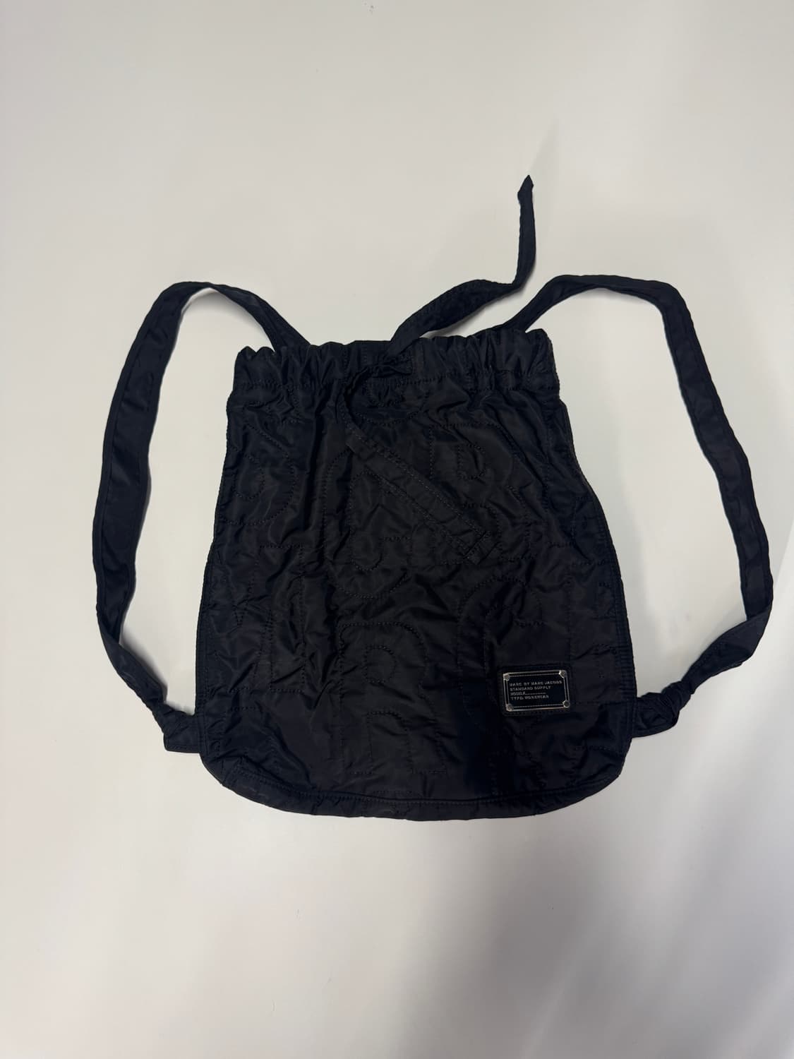 희귀!! 여성 마크제이콥스 나일론 퀄팅 백팩 블랙 상품이미지1