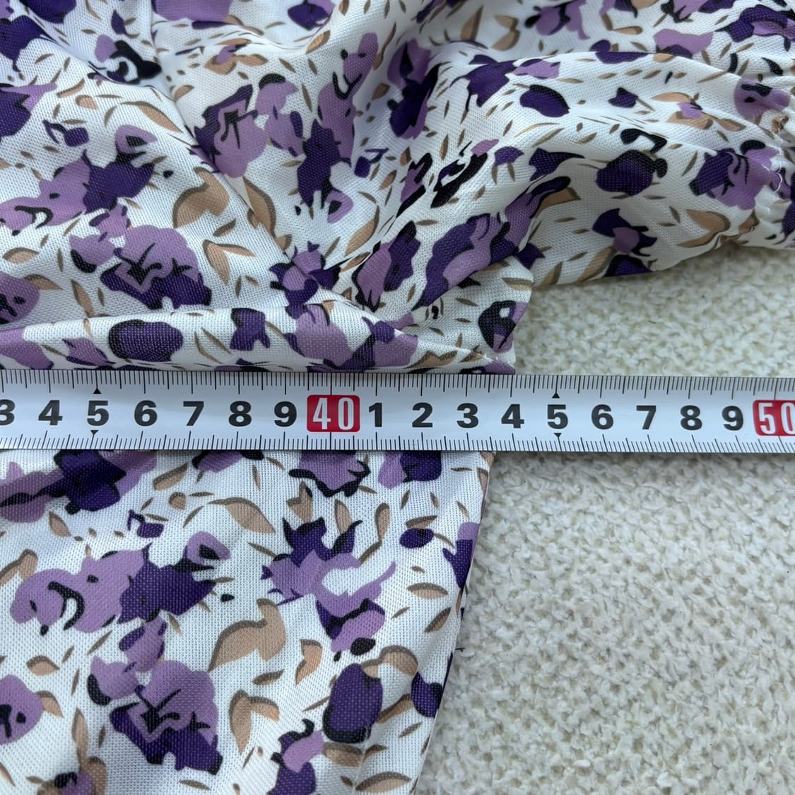 5 빈티지 꽃무늬 반팔 브이넥 원피스 0423E 상품이미지7