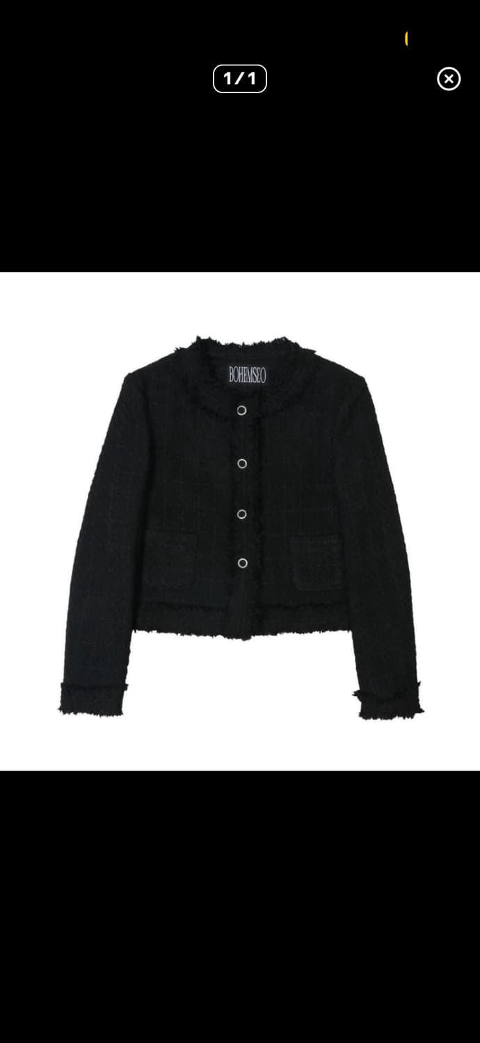 보헤미안서울 트위드 자켓 상품이미지1